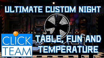 Clickteam Fusion Tutorials ▶ Ultimate Custom Night [TABLE, FAN AND TEMPERATURE]