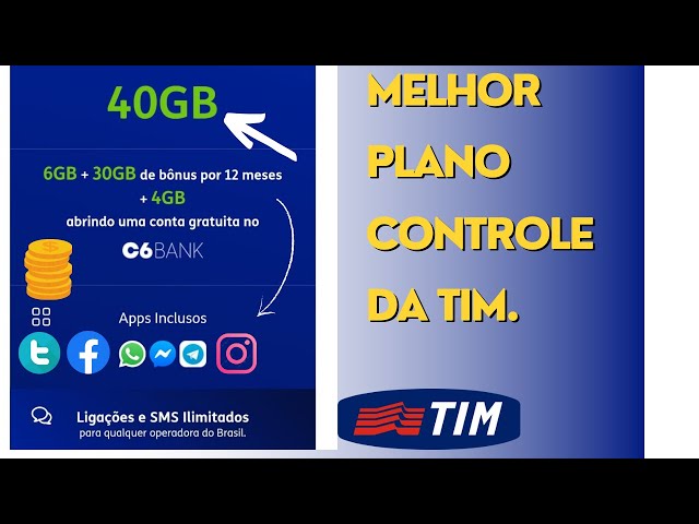 Plano controle mais barato e sem pegadinhas que a Tim esconde dos