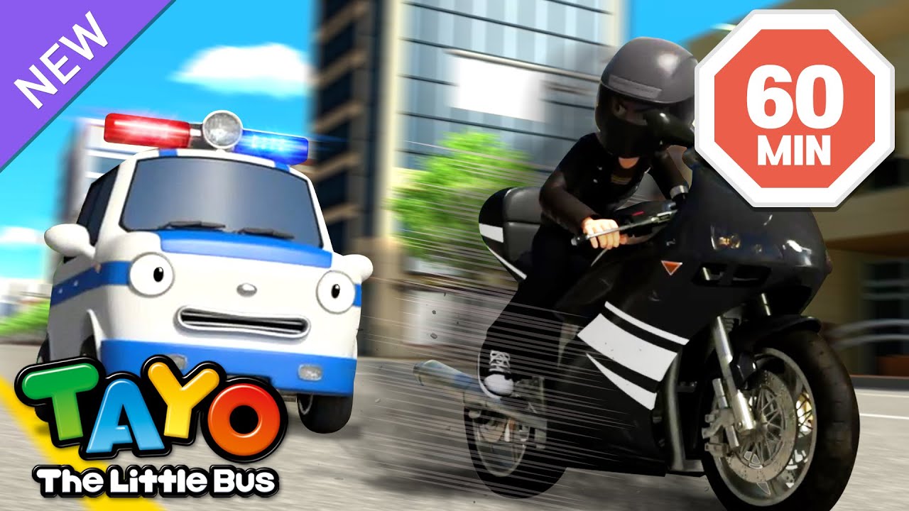 Compilación del valiente coche de policía Pat | Dibujos animados para niños | Tayo Español