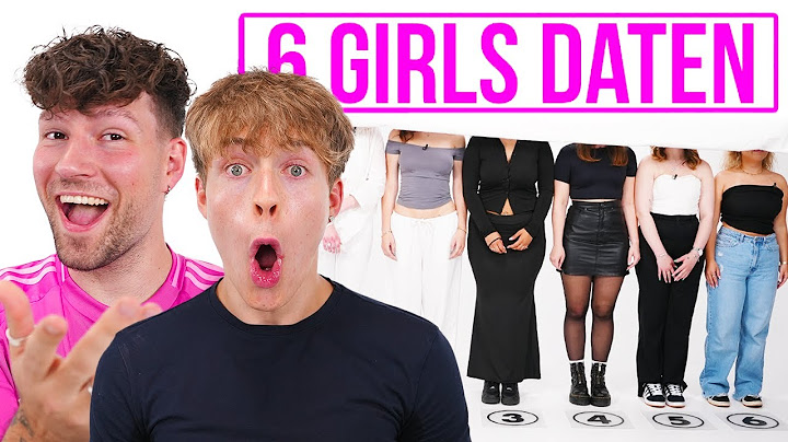 6 MÄDELS BLIND DATEN! 💔 mit PAUL