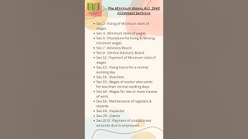 PAPER 2 ll Labour Welfare || Minimum wages Act,1948 || UGC NET/JRF || 2024