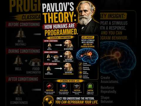 Pavlov’s Theory: The Hidden Psychology Controlling Your Mind 😳 #shorts #psychology #facts #hack