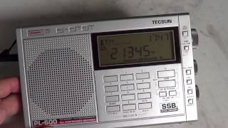 15 Meters Amateur Radio Band On Tecsun Pl 600 Youtube