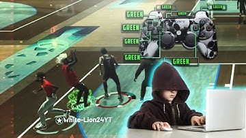 HACKER WITH MODDED CONTROLER PULLED UP ON ME AT COMP STAGE NBA 2K21 MODDED CONTROLER + BEST JUMPSHOT