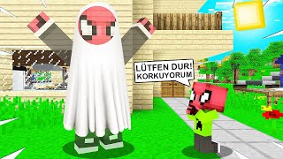 GÖRÜNMEZ OLUP OĞLUMU TROLLEDİM! 😱 - Minecraft