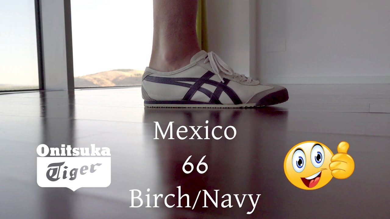 Onitsuka Tiger Mexico 66 Birch Navy Men Sneakers Overview After 1 Month Of Use By Easylifees 4k Youtube