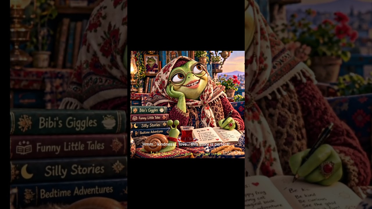🐌 The Snail Stole Bibi’s Book Idea! 😂🐸 | Funny Cartoon #Shorts
