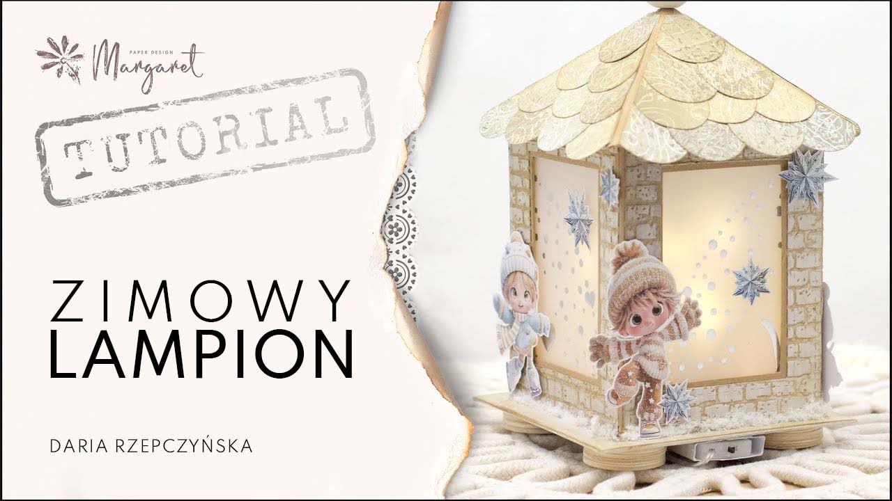 TUTORIAL Zimowy lampion DIY