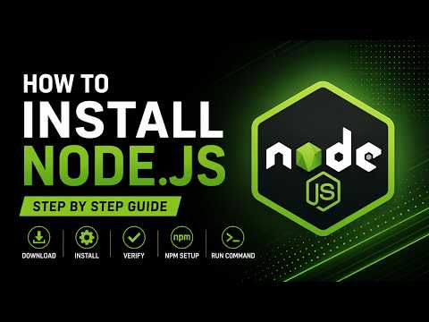 How to install Node js in your computer