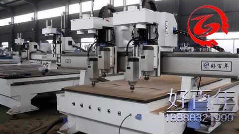 multi-head spindle cnc wood router machine /multi-head wood working cnc machine