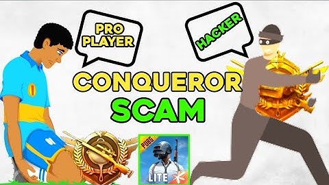 CONQUEROR SCAM IN PUBG MOBILE LITE / WARNER GAMING