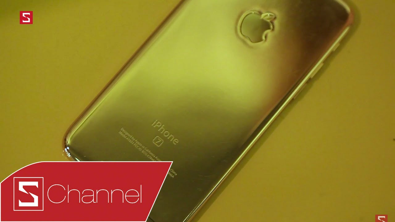 Schannel - Trên tay iPhone 7 vỏ mạ vàng: iPhone 7 sẽ... - youtube