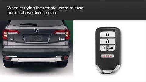 Honda Pilot: How to Use the Power Tailgate