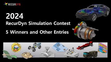 RecurDyn models of 2024 RecurDyn Simulation Contest