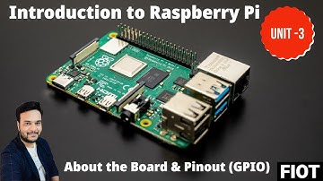 Introduction to Raspberry Pi || About the board || GPIO Pinout || FIOT || JNTUH || CSE
