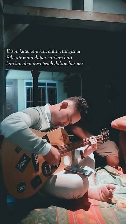 Story wa Disini kutemani kau dalam tangismu (Last Child - Pedih) Guitar cover #shorts
