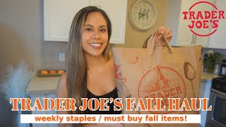 TRADER JOE'S FALL HAUL | 2023 seasonal products, pumpkin must haves and healthy weekly staples! by Cleo Natalie 1,004 views 7 months ago 14 minutes, 36 seconds