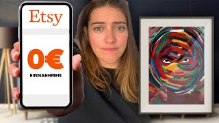 Wieso du mit AI Kunst kein Geld verdienst - Digitale Produkte auf Etsy verkaufen - so gehts!