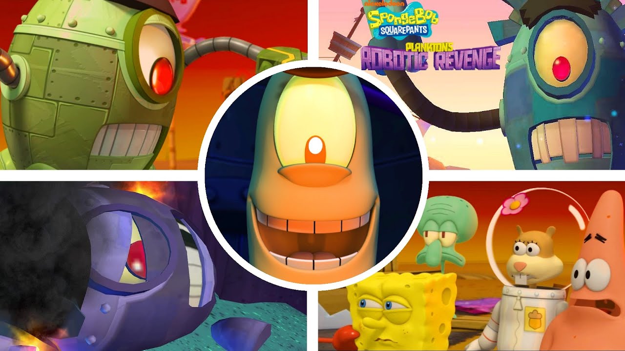 Planktons robotic revenge. Spongebob squarepants: plankton&#039;s robotic revenge. робот планктона. spongebob heropants boss.