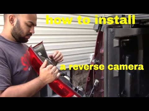 2004 Chevy avalanche how to install a back up camera!