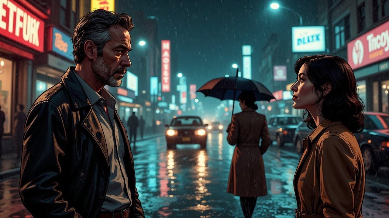 Enfermo y bajo la lluvia, la vi caminar hacia él, entonces dije una palabra que la dejó atónita.