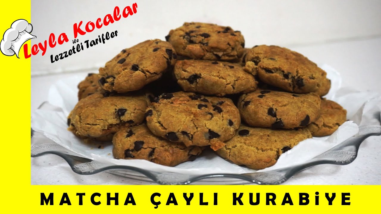 MATCHA ÇAYLI KURABİYE YouTube