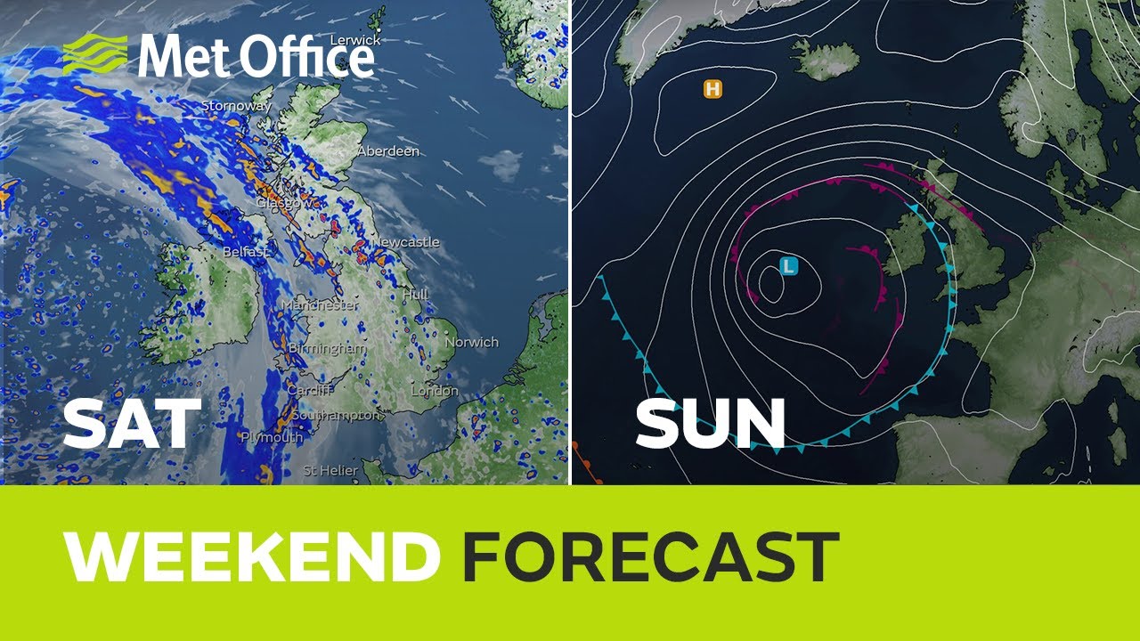Weekend weather 01/09/22 – All change as heavy showers dominate - Met Office  UK Weather Forecast - YouTube