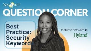 Onbase Best Practices Security Keywords