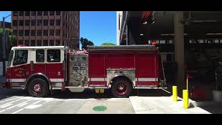 [RARE SIREN] SFFD Engine 13 & RC1  responding [READ DESCRIPTION]