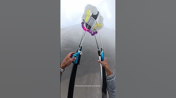 POV cliff skydive 🌄🪂 Osmo Action 5 Pro captures the drop