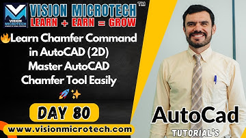 🔥 Learn Chamfer Command in AutoCAD (2D) | Master AutoCAD Chamfer Tool Easily 🚀 ✨