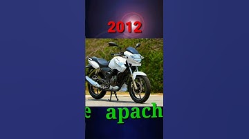 Evolution of tvs apache (2006~2022) #shorts