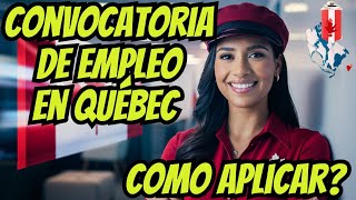 Mejor Oportunidad Laboral en Quebec mayo 2025 ¡Es tu momento!
