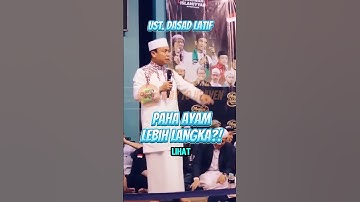 Paha Ayam Lebih Langka? Sindiran Lucu Ustadz Das’ad Latif Soal Akhir Zaman