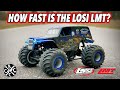 How Fast Is The Losi LMT On 3S LiPo? Let's do a SPEED Test