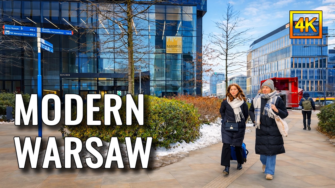 Pulse of Modern Warsaw – Europe’s Fastest Transforming Capital | 4K HDR Walking Tour