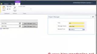 InfoPath send data to web part