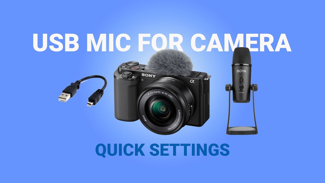 SONY ZVE10 USB MICROPHONE YouTube