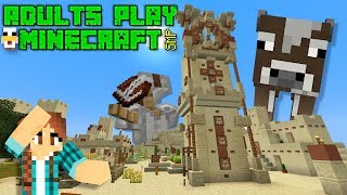 COW TOWER (Steak & Leather Farm) - AdultsPlay Minecraft Episode 5