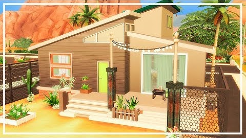 SIMS 4 TINY HOUSE + CC List | Speed Build