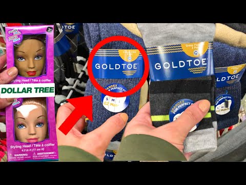 DOLLAR TREE SHOPPING!!! *THESE GOLDTOE SOCKS COST $10 EVERYWHERE ELSE* SO MANY NEW FINDS!!!