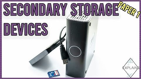 Secondary Storage | OCR Computer Science