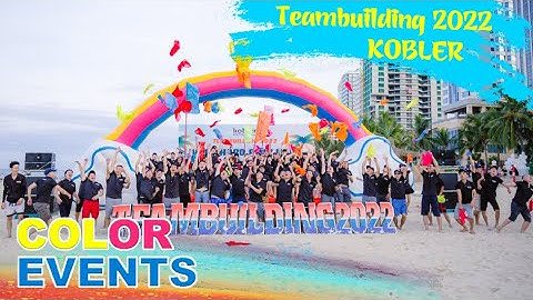 Teambuilding & Gala dinner 2022 | Word Hard, Play Hard - Kobler | Color Events