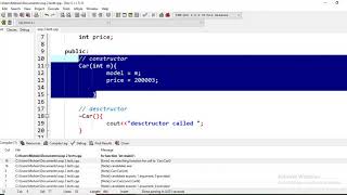 Explanation of constructor, destructor in OOP using c++ tutorial in urdu / hindi