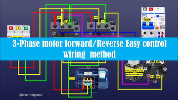 3 Phase Motor Forward Reverse Control | Easy Wiring Method