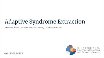 Adaptive Syndrome Extraction