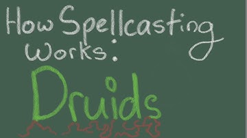 How does Druid Spellcasting work in D&D 5e