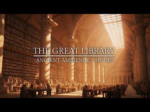 Studying in the Great Library of Alexandria (2 Hours) | Ancient Ambient Music for Focus & Writing