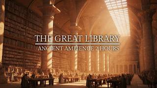 Studying in the Great Library of Alexandria (2 Hours) | Ancient Ambient Music for Focus & Writing