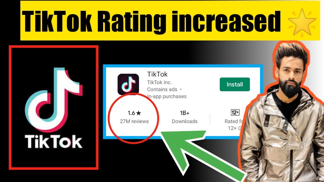 tik tok Rating increase - tik tok reviews decrease - tiktok not band in ...